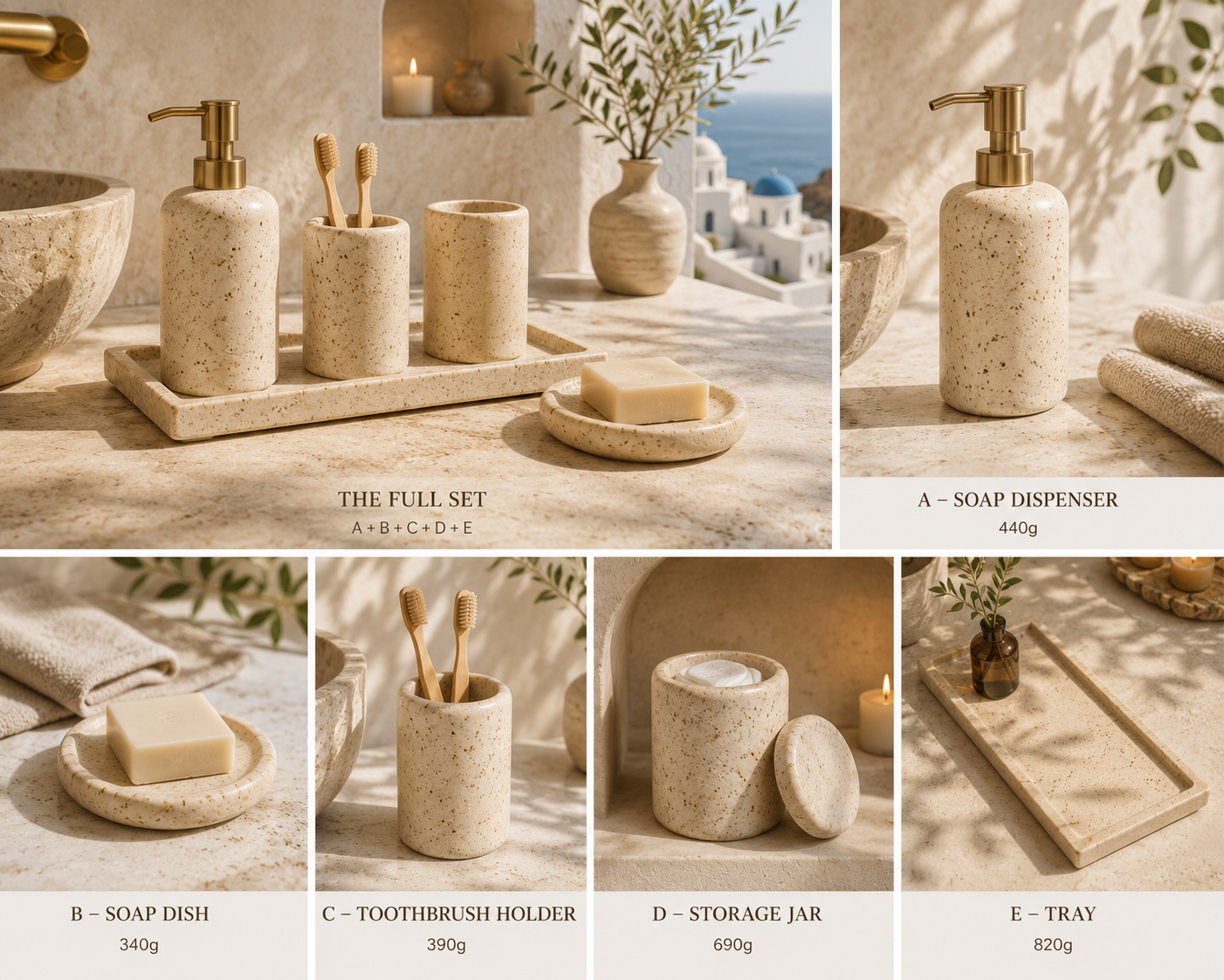 Milán Bathroom Set