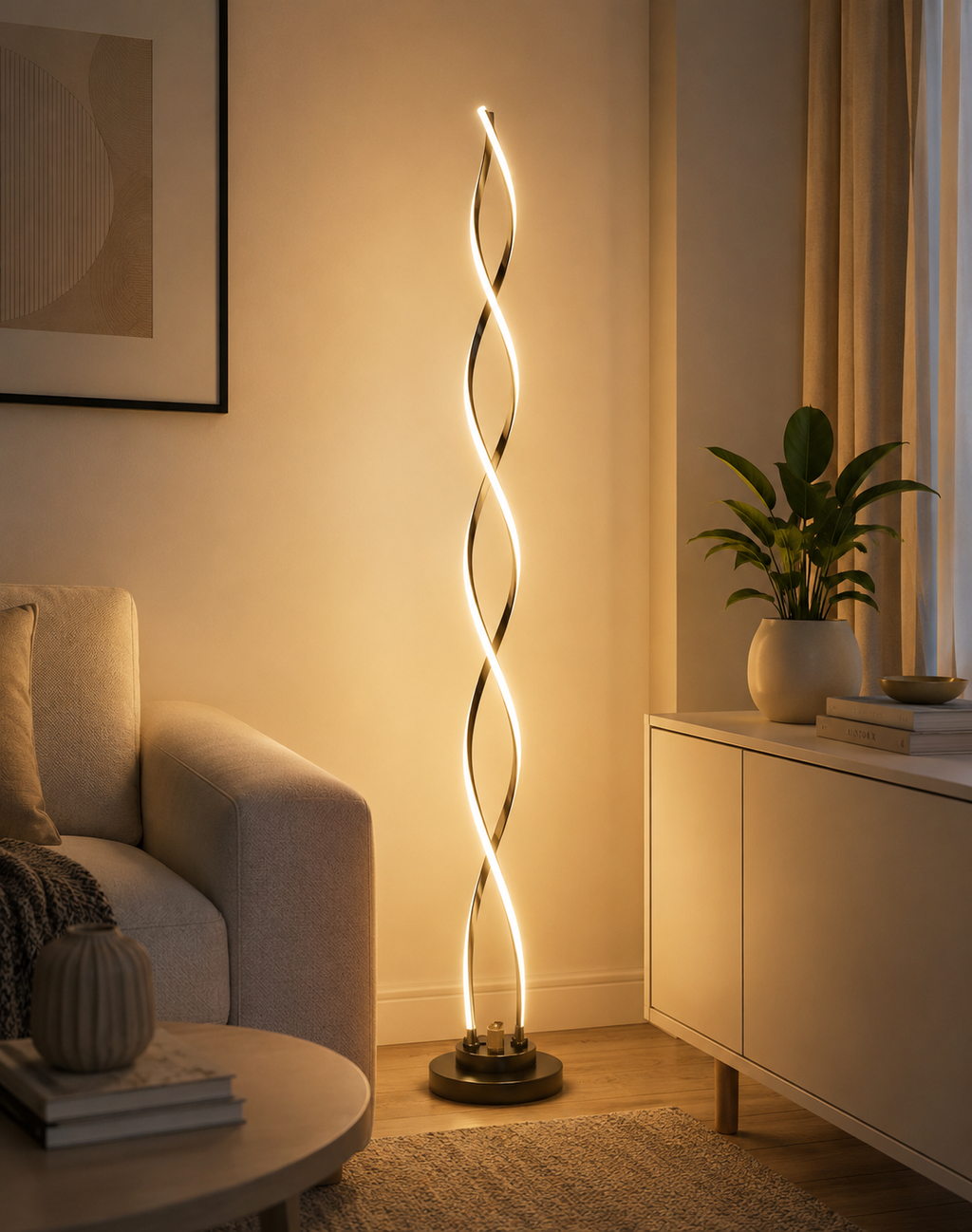 Thuneston Spiral Lamp