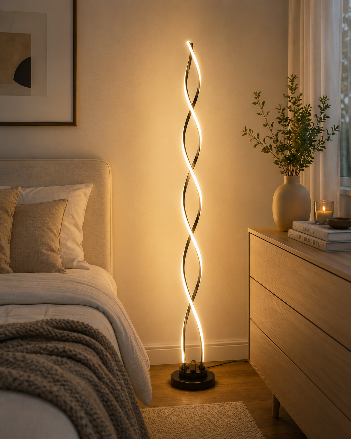 Thuneston Spiral Lamp