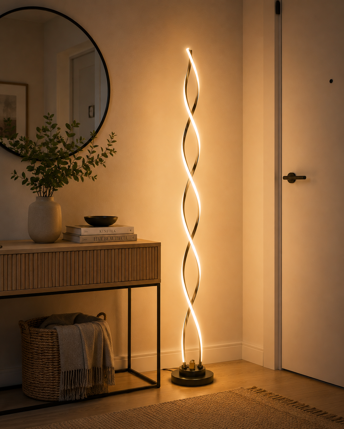 Thuneston Spiral Lamp