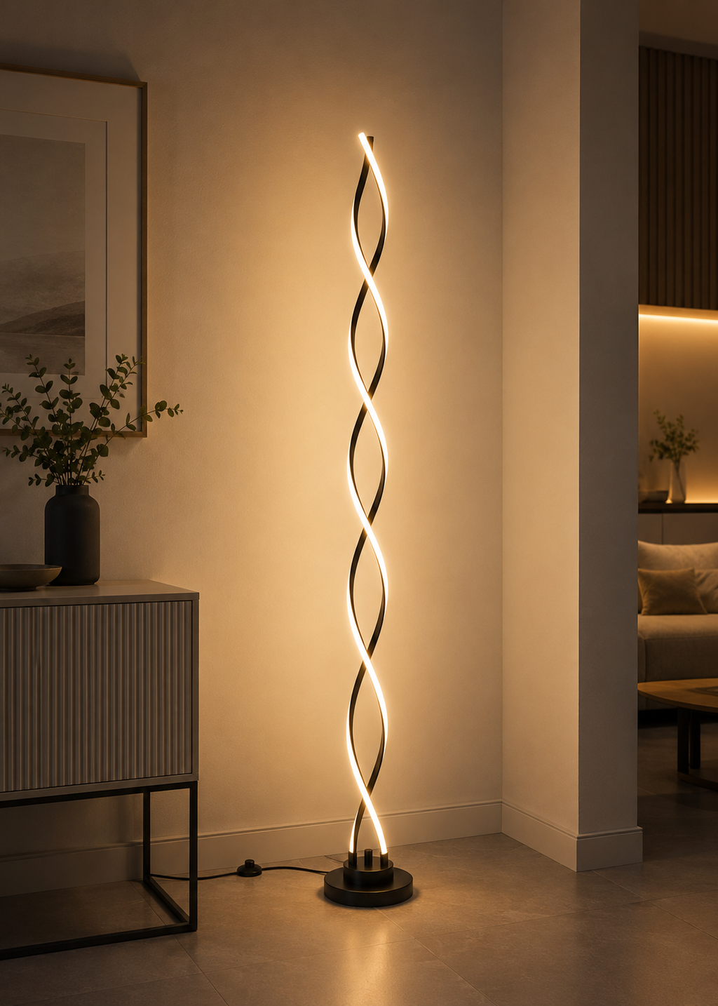 Thuneston Spiral Lamp