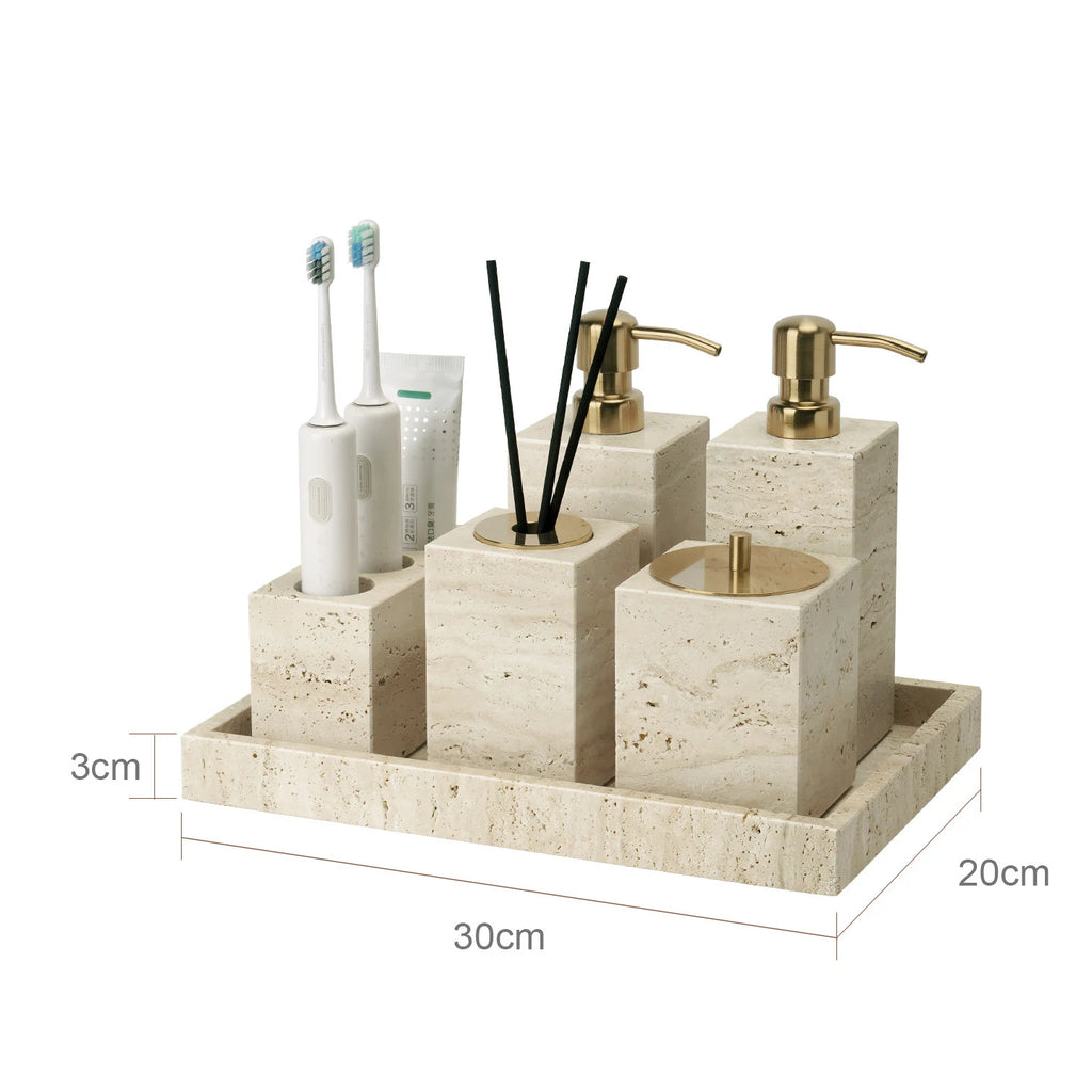 Caliza Bathroom Set