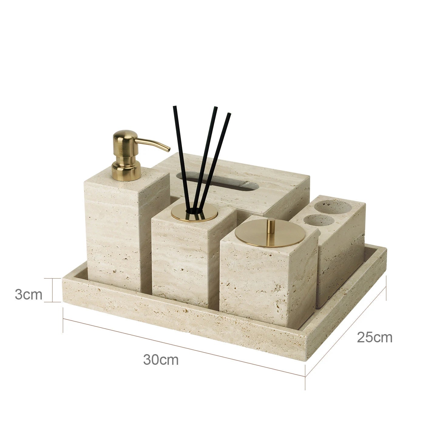 Caliza Bathroom Set