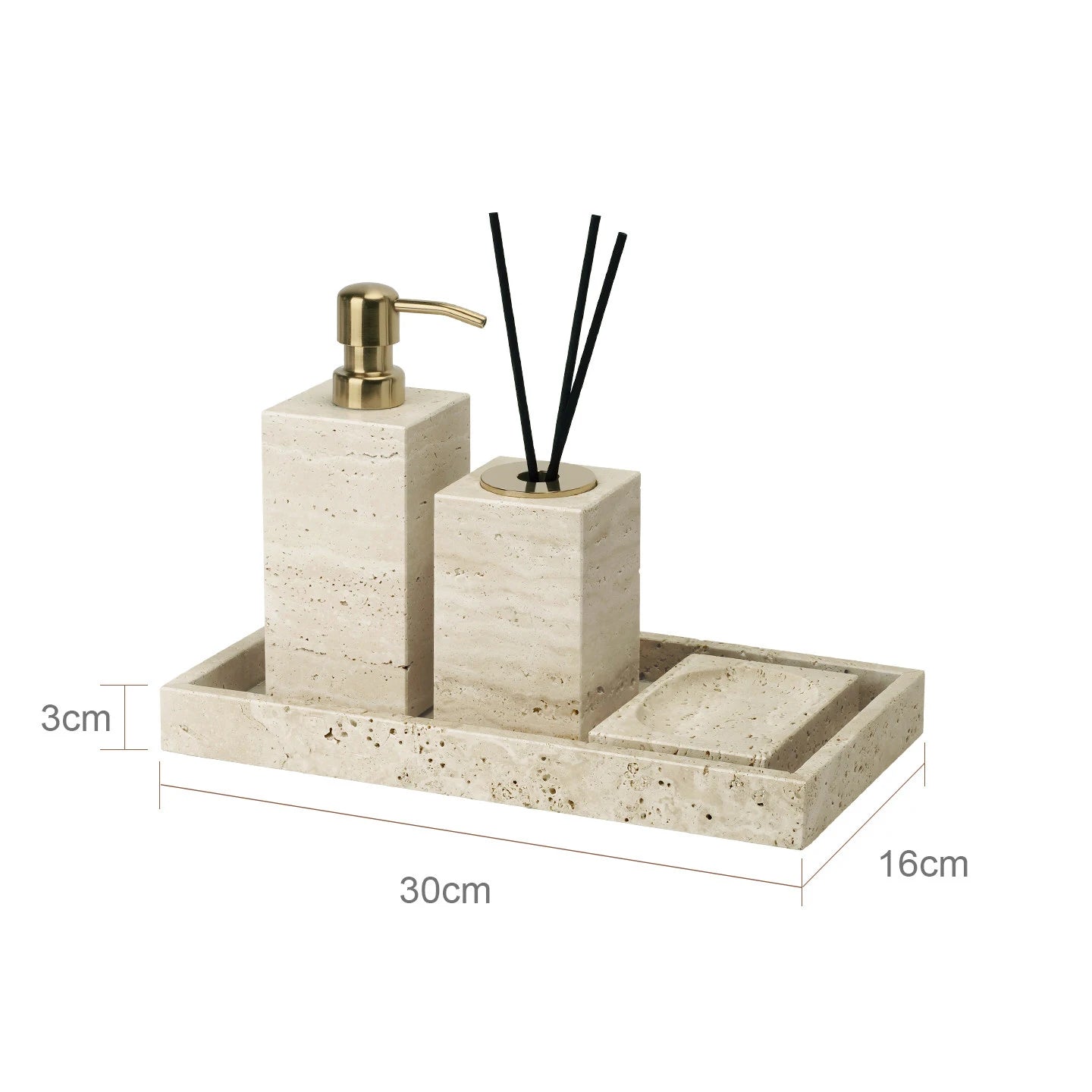 Caliza Bathroom Set